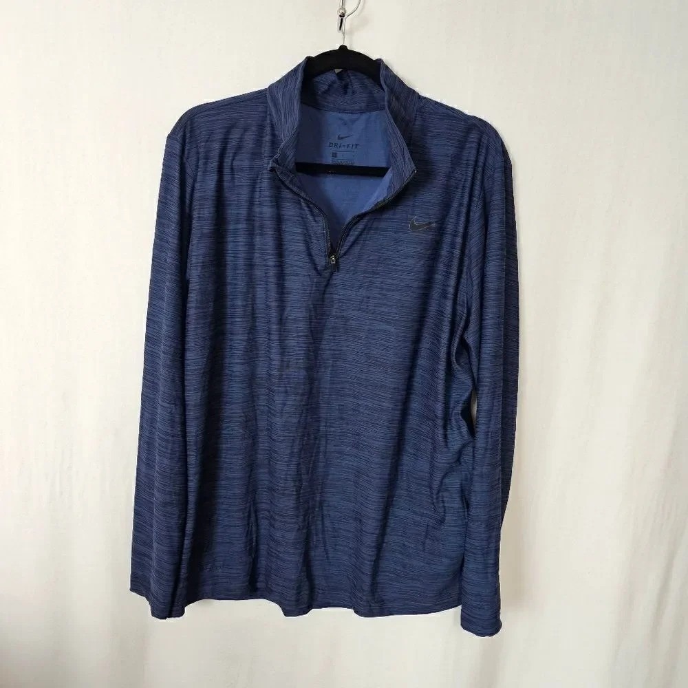 Nike dri-fit Light‎ weight shirt HEATHER BLUE SIZE L
